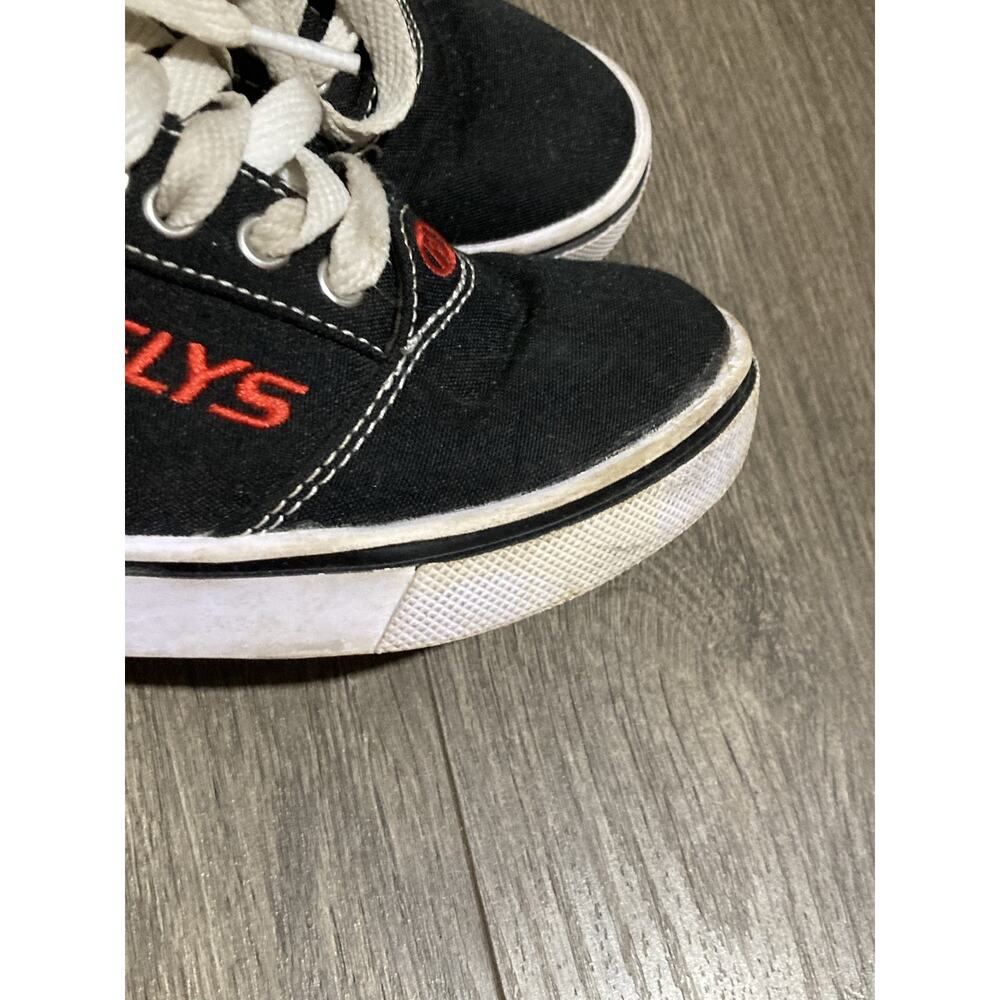 Heelys Shoes Unisex Kids Size 13 Black Heelys Pro HE100157 Canvas Wheels - Picture 4 of 13